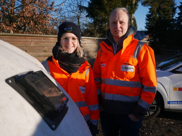 Vielsagende Vibrationen am Glascontainer