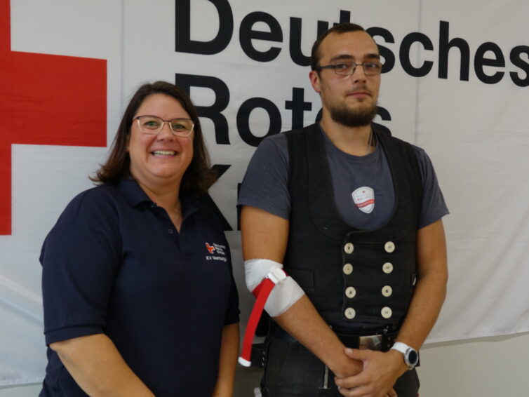 Gut besuchter Blutspendetermin mit 9 Erstspendern