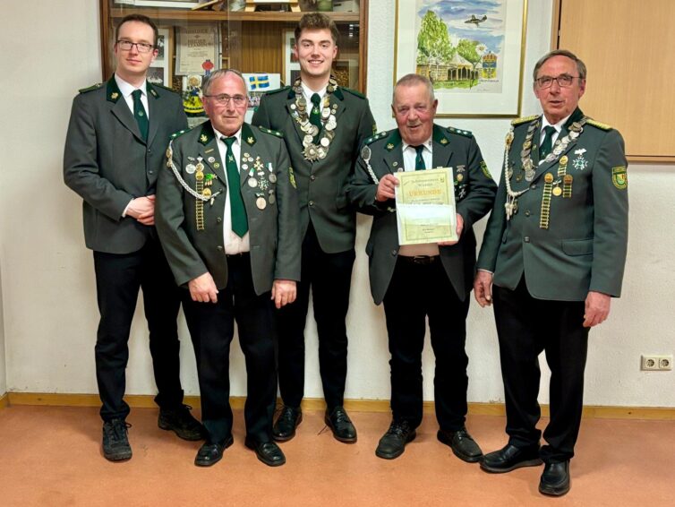 Heinz Bohle seit 60 Jahren im Schützenverein Wietzen