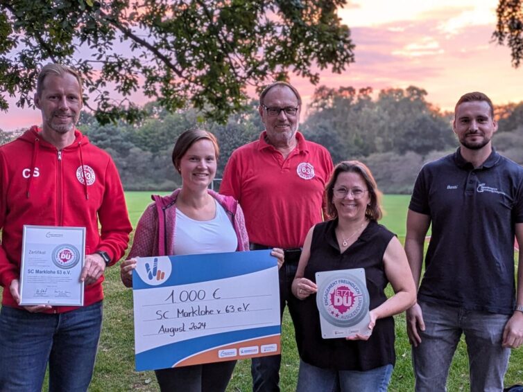 Auszeichnungen für den SC Marklohe 63 e.V. – Engagementfreundlicher Sportverein & DFB-Punktespiel