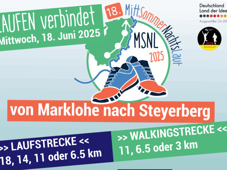 Laufen verbindet! Mittsommernachtslauf am 18. Juni 2025